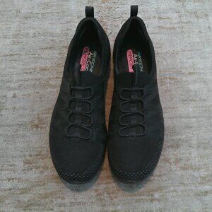Skechers Air Cooled Memory Foam Women's Sneakers Size 7 Black